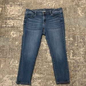 LOFT MODERN CUFFED CROP JEANS